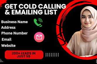 build targeted b2b cold calling and cold emailing list