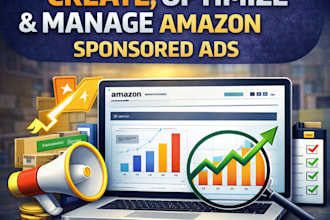 create, optimize and manage amazon sponsored ads and paid per click campaigns