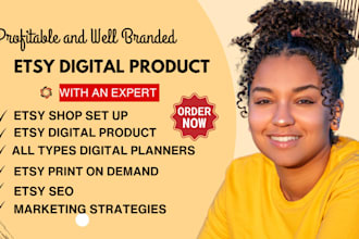 set up etsy shop etsy digital product etsy digital planner etsy SEO