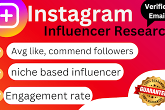 find 100 of the best instagram influencer research for your brand success