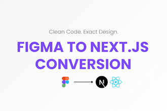 turn your figma design into a react or nextjs frontend