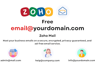 setup zoho mail, business email with your domain