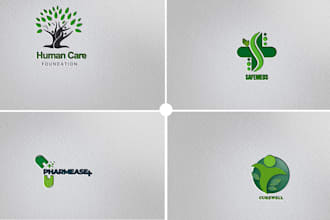 create medical, health care, pharmacy, medicine logo