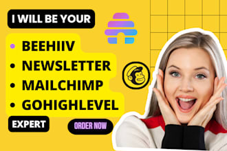do beehiiv newsletter, gohighlevel automation, email template, beehiiv,mailchimp