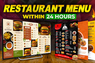 awesome menu board, restaurant menu and food menu design