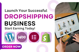launch your successful dropshipping business, store setup and support