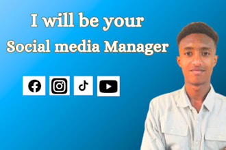 be virtual assistant for your social media