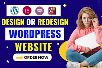 design, redesign, build, rebuild, clone, edit, fix, or revamp wordpress website