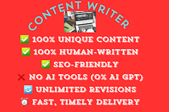 write website content as your content writer