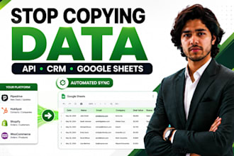 connect apis and crms to google sheets with automated data sync