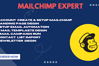manage your mailchimp email marketing and newsletter
