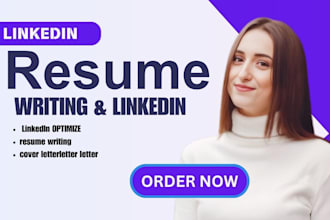write, edit, upgrade your resume, writing service, resume, cover letter linkedin