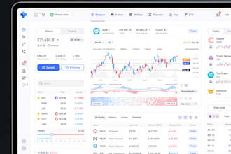develop a currency exchange and cryptocurrency exchange website with an app