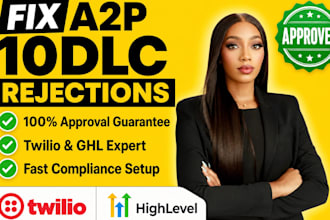 do a2p 10dlc registration twilio setup and a2p rejections