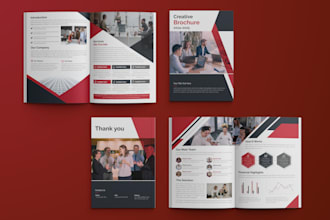 do trifold brochure design company profile annual report proposal