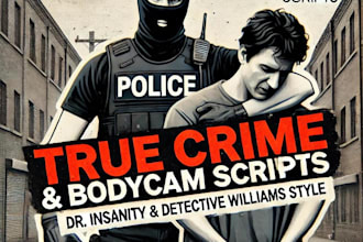 write police bodycam and true crime scripts like dr insanity