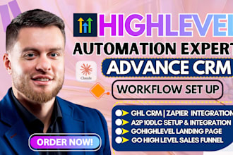 build go high level website, sales funnel, landing page, gohighlevel automation