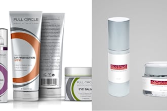 do packaging skincare, cosmetic, product and label design
