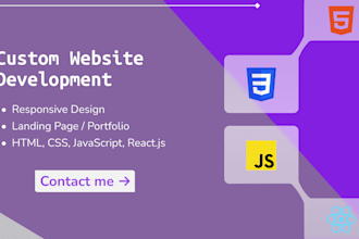 develop a responsive, personalized portfolio website