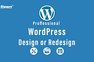 redesign, rebuild, and develop wordpress, woo commerce, and business websites