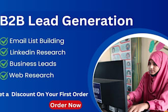 do b2b lead generation, linkedin and email list building
