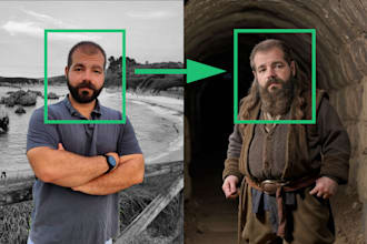 make a face swap with images of your face with ai tools