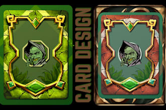 draw card game design card game art, card game, board game, illustrate, tarot