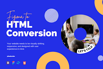 convert your figma design to HTML