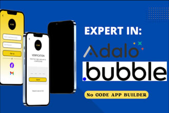 be your adalo expert flutterflow bubble io saas bubble marketplace developer