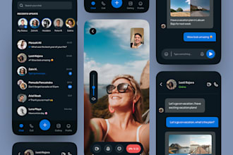 develop SMS messaging app, secret chat app, text messaging app