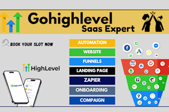 be your saas, gohighlevel website onboarding virtual assistant, ghl landing page