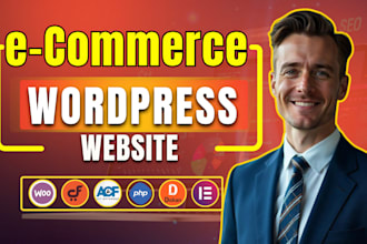 create an online store ecommerce website with woocommerce wordpress website