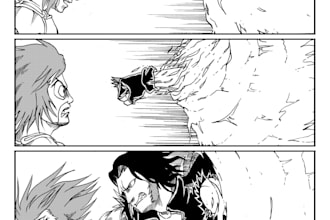 draw your idea in a comic, manga and color your webcomic