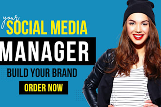 be your social media manager and personal assistant