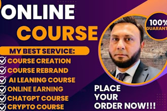 create online course content on ai earning, online earning, chatgpt, crypto, ppt