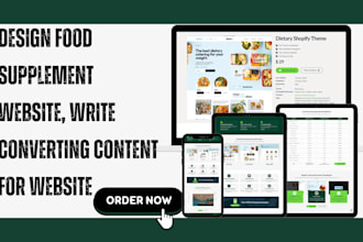 design food supplement website