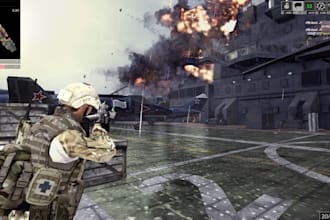 build unity 3d and unreal engine game, multiplayer PC game, mobile shooting game