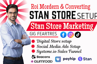 do stan store, stan store marketing, beacons ai, systeme io sales funnel, payhip