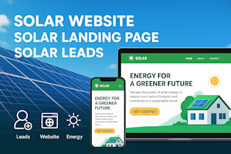 solar website solar landing page solar leads for solar energy