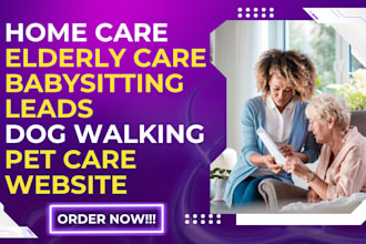 home care leads pet senior medicare hospice elderly care leads home care website
