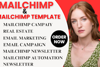 do mailchimp mailwizz real estate business e commerce email template design