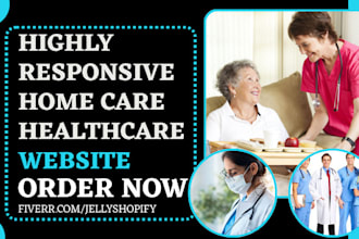 design home care healthcare medical mental dental medicare wellness gym website