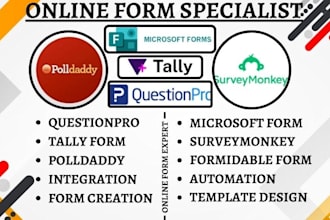 do formidable form questionpro tally form microsoft form surveymonkey polldaddy