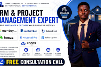 setup monday jobnimbus buildtrend houzz housecall pro follow up boss roofr crm