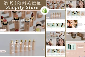 skincare shopify store skincare website beauty shopify store skincare store