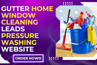 home cleaning leads pressure washing window washing lead gutter cleaning website
