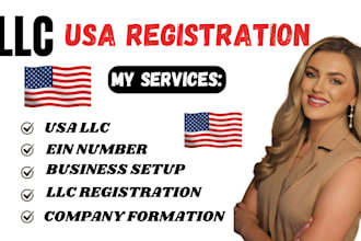 do USA llc registration ein number for US, non US member business registration