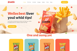 design money making snacks shopify candy store snacks website