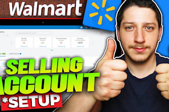 setup onbaording and approve walmart seller account