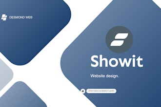 create a nice showit website for your business